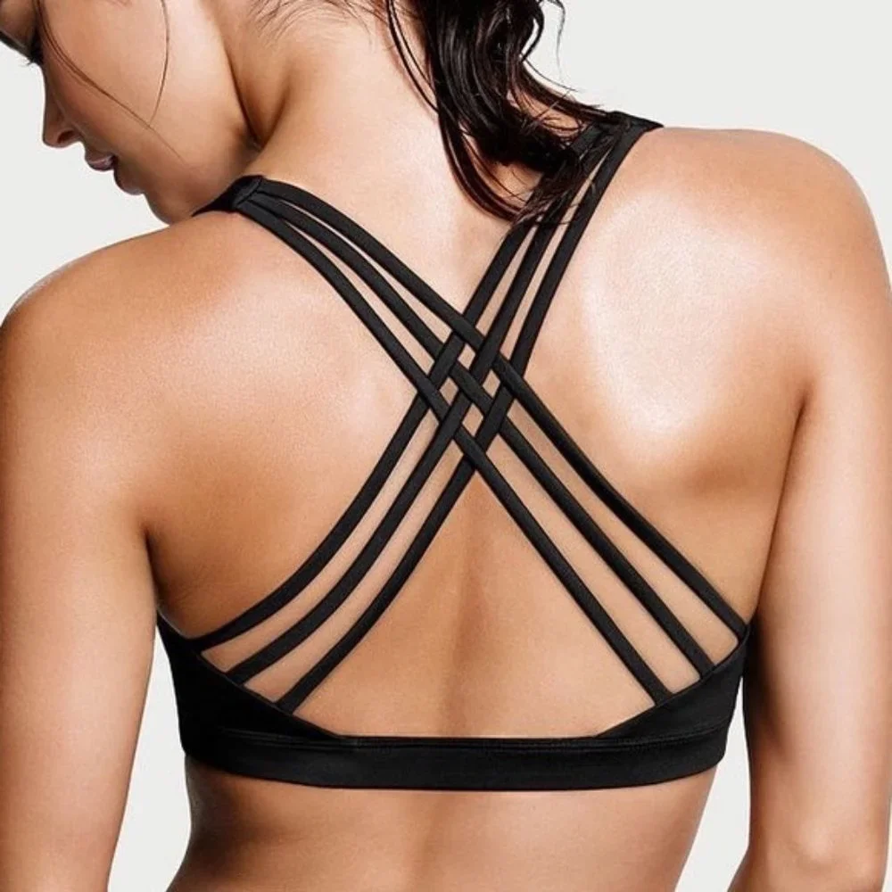 VICTORIA'S SECRET Sport VSX Strappy Back Sports Bra, size L, NWT! - Picture 4 of 15